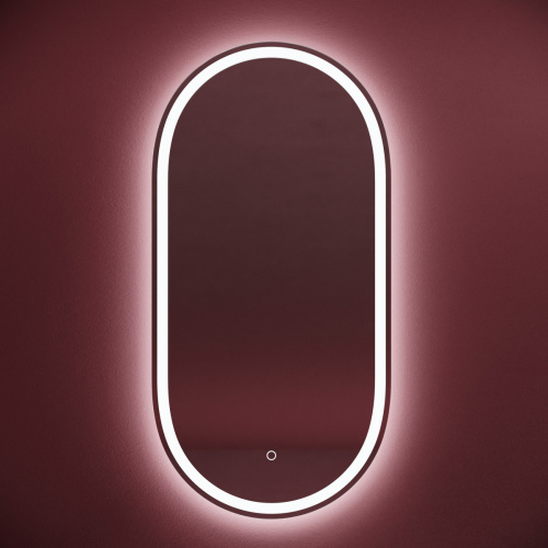 Зеркало с подсветкой Sancos Oval OV45F 50х90 подвесное - фото 3